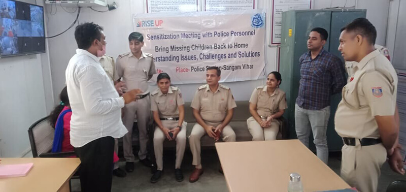 Sensitization Meeting With Police Station, Sangam Vihar - Nav Srishti