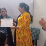 certificates given to the participants