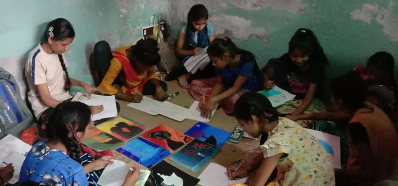 School Children Participated Crriculam Activities